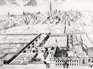 Vista de Amberes de Flemish School